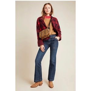 Anthropologie Pilcro and the Letterpress High Rise Trouser Bootcut Jeans size 28